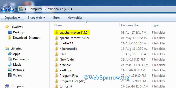 how to install maven in windows