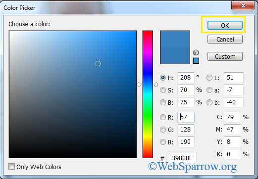 How to change Image background color in Photoshop