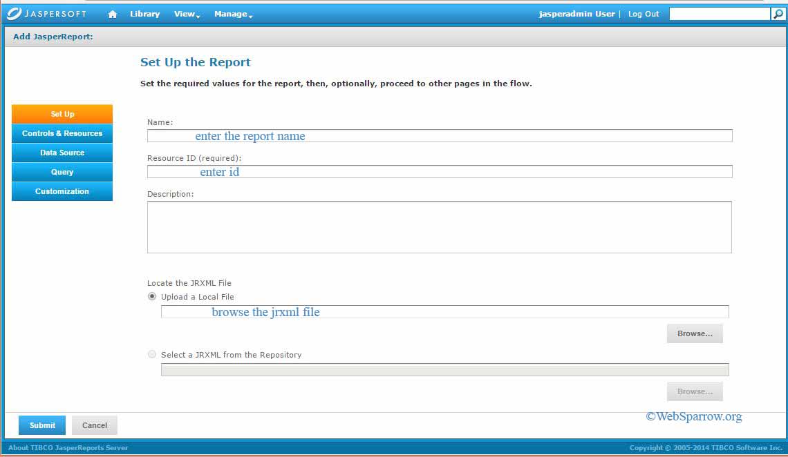 How to deploy jasper reports in JasperReports Server