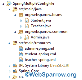 spring multiple configuration files