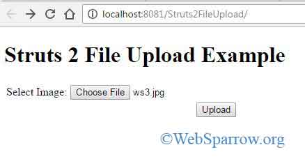 Struts 2 File Upload Example