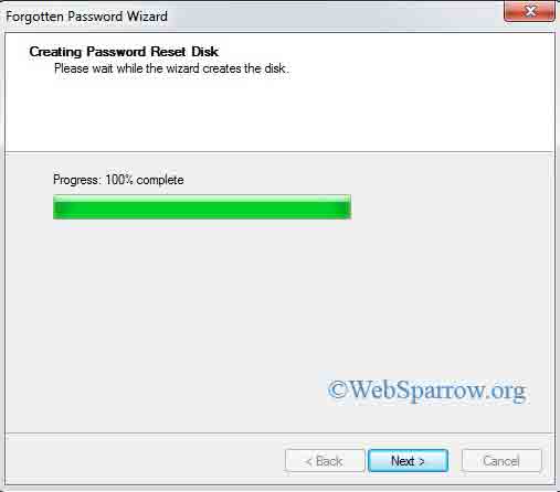 How to create Password Reset Disk for Windows 7?