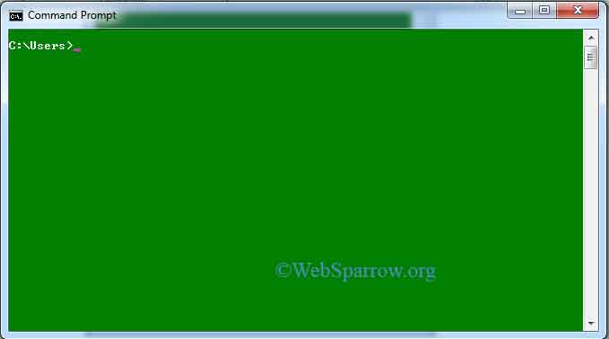 How to customize command prompt in Windows 7?