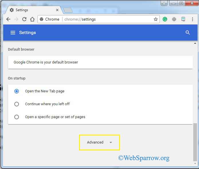 How to enable and disable JavaScript in Chrome?