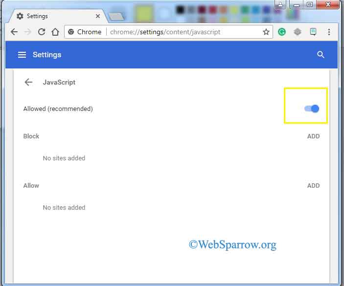 javascript download for windows 10 chrome