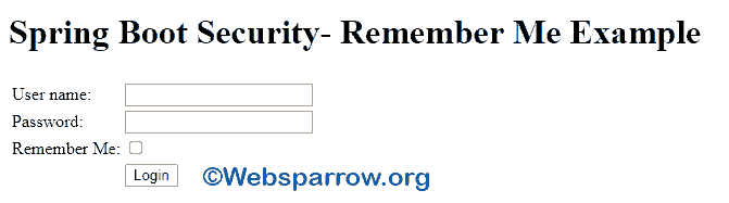 spring boot security username password