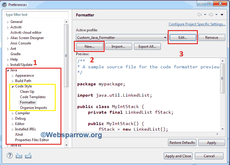 How to set maximum line length in Eclipse/STS