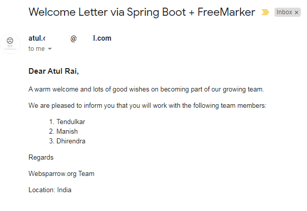 spring boot freemarker email template example