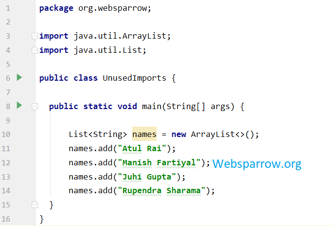 intellij-idea-remove-optimize-unused-imports-shortcut-keys-websparrow