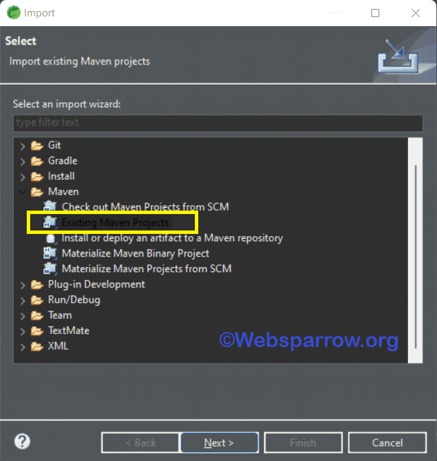 How to import Spring Boot project in Eclipse/STS IDE