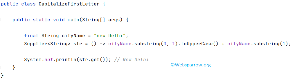 Check If String Contains Capital Letter Java