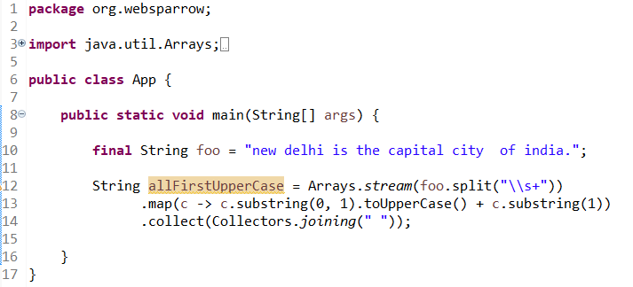 Eclipse shortcut to extract string value to local variable