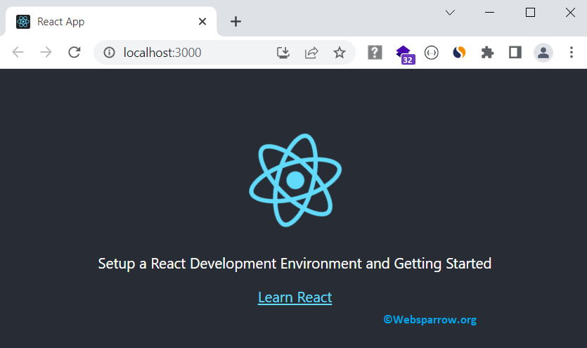 Setup a React Development Environment and Getting Started